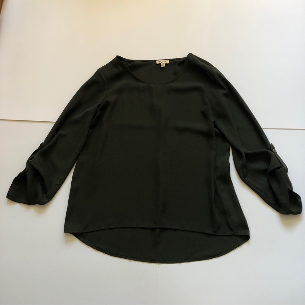Green blouse - Picture 2 of 3